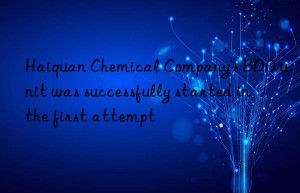 Haiquan Chemical Company’s BDO unit was successfully started in the first attempt