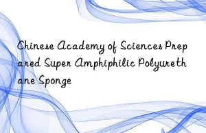 Chinese Academy of Sciences Prepared Super Amphiphilic Polyurethane Sponge