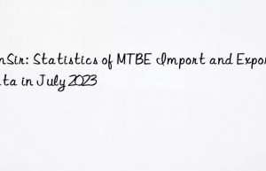 SunSir: Statistics of MTBE Import and Export Data in July 2023