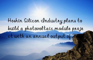 Hoshin Silicon Industry plans to build a photovoltaic module project with an annual output of 20GW