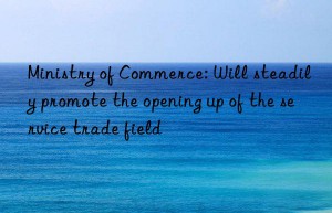 Ministry of Commerce: Will steadily promote the opening up of the service trade field