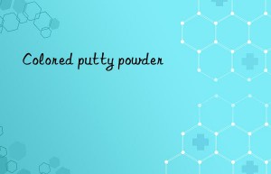 Colored putty powder