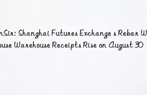 SunSir: Shanghai Futures Exchange s Rebar Warehouse Warehouse Receipts Rise on August 30