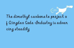 The dimethyl carbonate project of Qingdao Soda Industry is advancing steadily