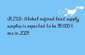 ILZSG: Global refined lead supply surplus is expected to be 35 000 tons in 2023