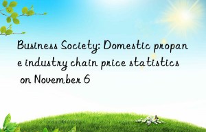 Business Society: Domestic propane industry chain price statistics on November 6