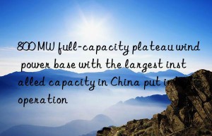 800 MW full-capacity plateau wind power base with the largest installed capacity in China put into operation