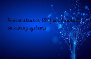 Photoinitiator 184 for UV radiation curing systems