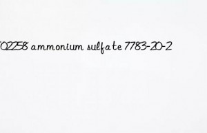 MT02258 ammonium sulfate 7783-20-2