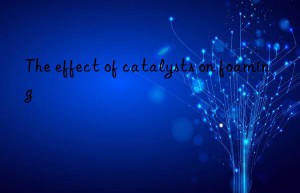 The effect of catalysts on foaming