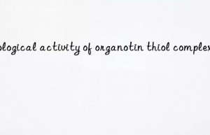 Biological activity of organotin thiol complexes