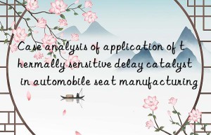 Case analysis of application of thermally sensitive delay catalyst in automobile seat manufacturing