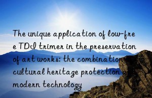 The unique application of low-free TDI trimer in the preservation of art works: the combination of cultural heritage protection and modern technology