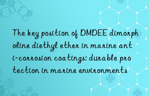 The key position of DMDEE dimorpholine diethyl ether in marine anti-corrosion coatings: durable protection in marine environments