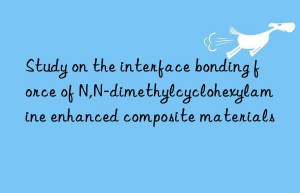 Study on the interface bonding force of N,N-dimethylcyclohexylamine enhanced composite materials