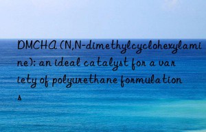 DMCHA (N,N-dimethylcyclohexylamine): an ideal catalyst for a variety of polyurethane formulations