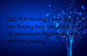 Di[2-(N,N-dimethylaminoethyl)] ether: Shaping the future direction of environmentally friendly polyurethane foaming