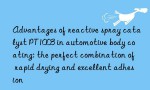 Advantages of reactive spray catalyst PT1003 in automotive body coating: the perfect combination of rapid drying and excellent adhesion