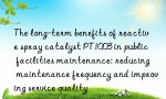 The long-term benefits of reactive spray catalyst PT1003 in public facilities maintenance: reducing maintenance frequency and improving service quality