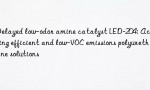 Delayed low-odor amine catalyst LED-204: Achieving efficient and low-VOC emissions polyurethane solutions