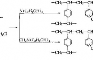 Ion exchange resin synthesis