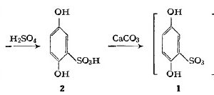 Synthetic route of calcium dobesilate