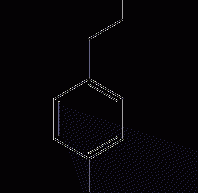 Structural formula of p-methoxyphenylethylamine