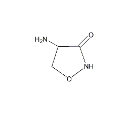 D-cycloserine structural formula