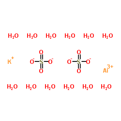 Potassium aluminum sulfate dodecahydrate