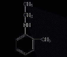 N-ethyl o-toluidine structural formula