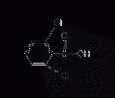 2,6-Dichlorobenzoic acid structural formula