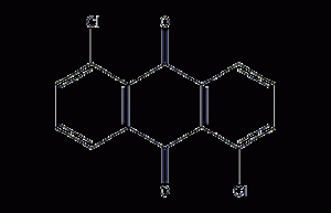 1,5-Dichloroanthraquinone structural formula