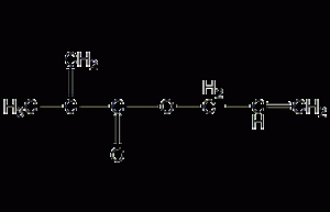 Allyl methacrylate structural formula