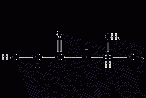 N-isopropylacrylamide structural formula