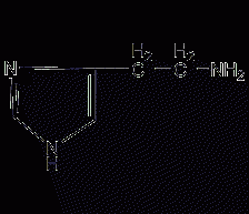 Histamine structural formula