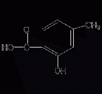 4-methylsalicylic acid structural formula