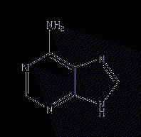 Adenine structural formula