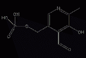 Pyridoxal-5-phosphate structural formula