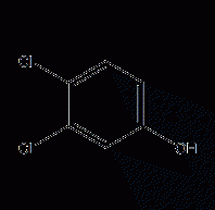 3,4-dichlorophenol structural formula