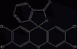 2',7'-dichlorofluorescein structural formula