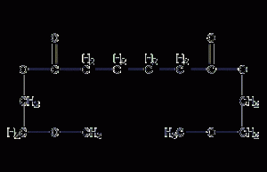 Bis(2-methoxyethyl) adipate structural formula