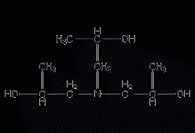 Triisopropanolamine structural formula