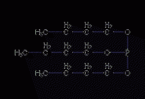 Tributyl phosphite structural formula