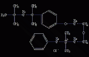 Benzethonium Chloride Structural Formula