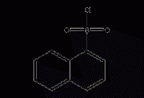 1-Naphthalenesulfonyl chloride structural formula