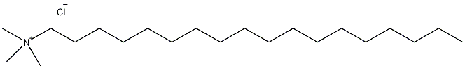 Trimethyloctadecyl ammonium chloride structural formula