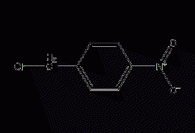 Structure formula of p-nitrobenzyl chloride