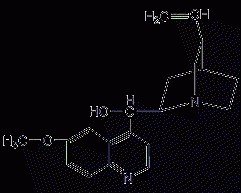 Quinidine structural formula