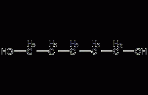 1,5-pentanediol structural formula