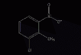 2-Chloro-6-nitrotoluene structural formula